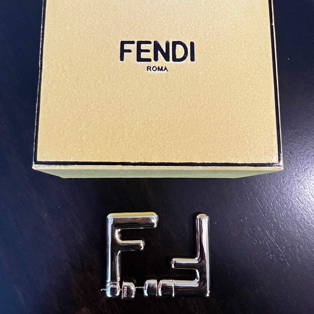 Gold Fendi Earrings